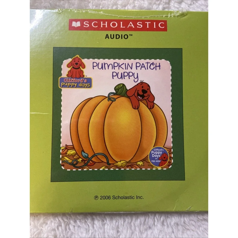 Pumpkin Patch Puppy Audio CD 2006 Scholastic NIP Clifford Big Red Dog‎ Halloween